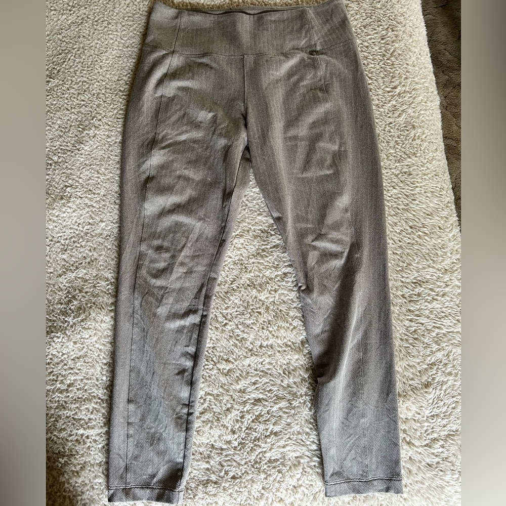 Athleta Womens Delancey Herringbone Tight Cropped Leggings